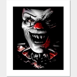 Scary Clown - halloween Posters and Art